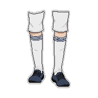 white socks  clean new