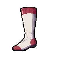 white socks  well maintained