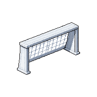 wooden crossbar goal  sun bleached white