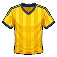 yellow team  classic striped