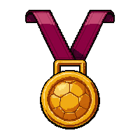 ruby special achievement  on striped ribbon