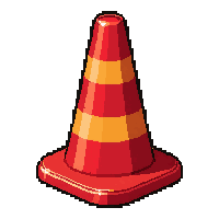 training cone  red bold