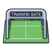 training gate  black outlined