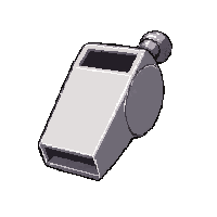 silver whistle  professional grade