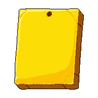 yellow card  polished shiny