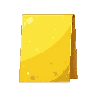 yellow card  scuffed patina