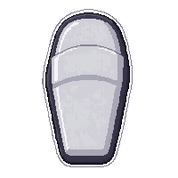 white padded  lightly padded