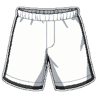 white athletic  dri fit modern