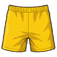 yellow athletic  tight fit