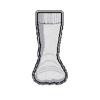 white crew  reinforced heel