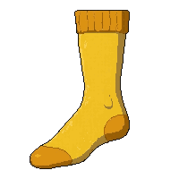 yellow crew  cushioned sole