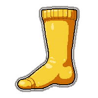yellow crew  worn holes