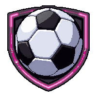 silver shield badge  glowing neon