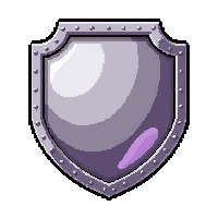 silver shield badge  jewel studded