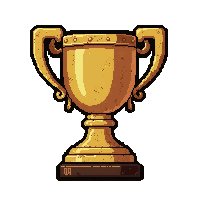 platinum crown trophy  ancient weathered