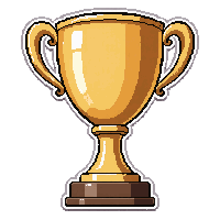 platinum crown trophy  brushed bronze