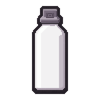 white thermos  bite valve
