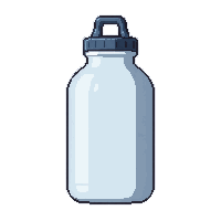 white thermos  sweating cold