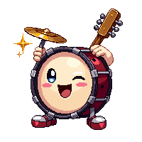 stickersearch 12604 bass drum