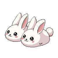stickersearch 12893 bunny slippers