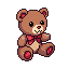 stickersearch 10054 teddy bear brown