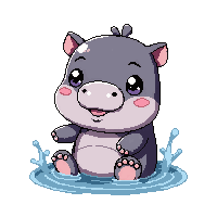 stickersearch 14022 hippo