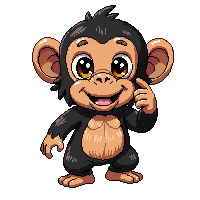 stickersearch 15176 chimp