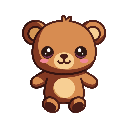 stickersearch 18726 teddy bear brown large
