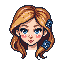 stickersearch 20429 hair clip jeweled