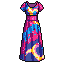stickersearch 9593 tie dye dress
