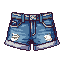 stickersearch 21378 shorts denim cutoff