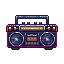 stickersearch 6416 boombox 80s