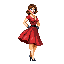 stickersearch 7318 cocktail dress 50s