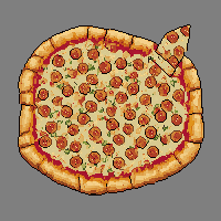 stickersearch 27598 food pizza playful cartoon