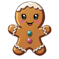 stickersearch 12067 gingerbread man