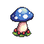 stickersearch 6495 mushroom blue