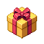 stickersearch 9078 gift gold red