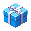 stickersearch 9693 gift blue silver