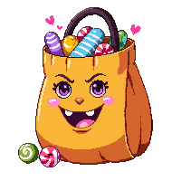 stickersearch 12850 trick or treat bag