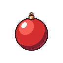 stickersearch 20504 ornament red ball large