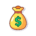 stickersearch 16272 money bag large