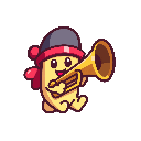 stickersearch 22463 trumpet toy large