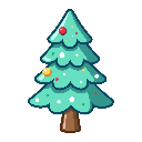 stickersearch 18170 tree fir blue large