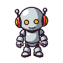 stickersearch 16673 robot silver large