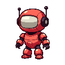 stickersearch 20548 robot red large