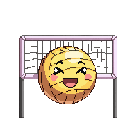 stickersearch 11486 volleyball net