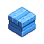 stickersearch 8344 block wood cube blue