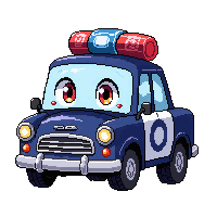 stickersearch 12580 police car