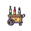 stickersearch 20927 bar cart brass