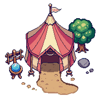 fantasy tent